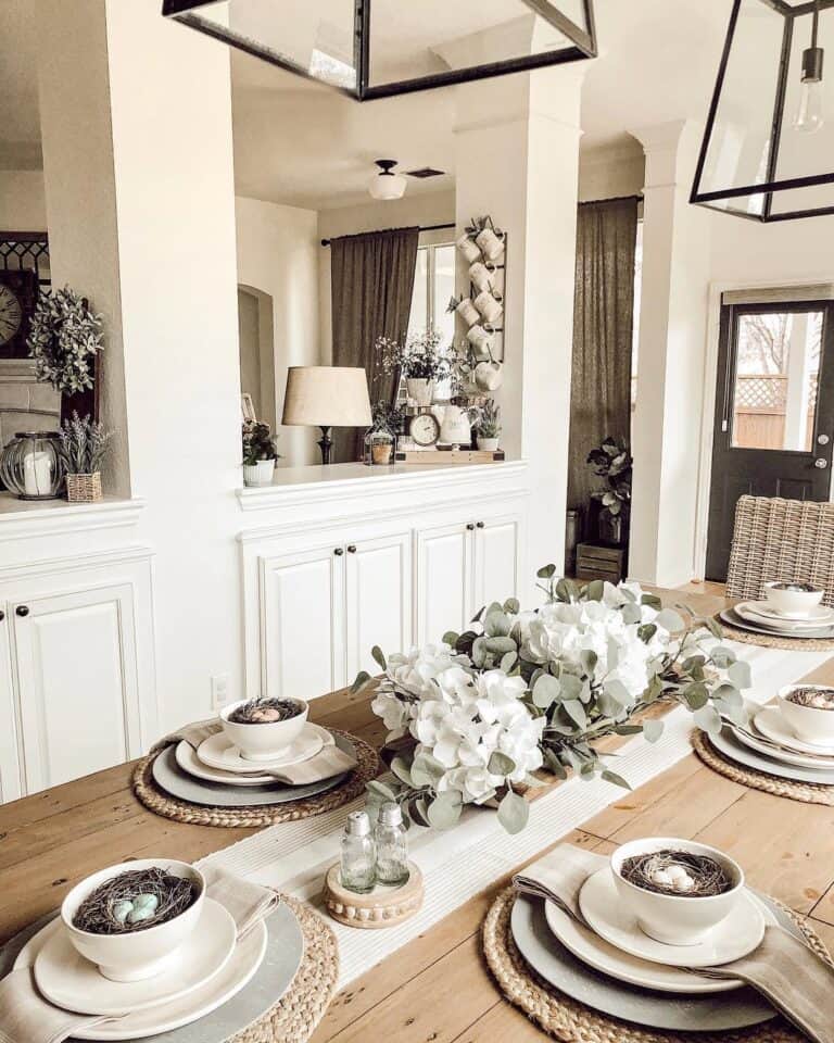 Nature-Inspired Dining Room