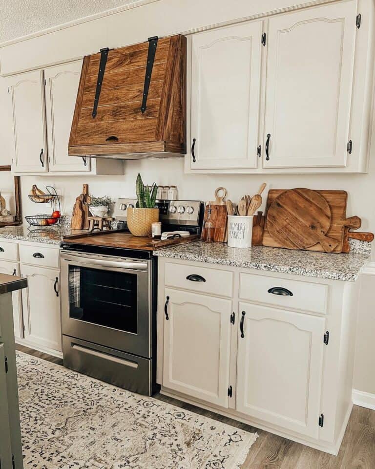 White and Wood Kitchen Ideas
