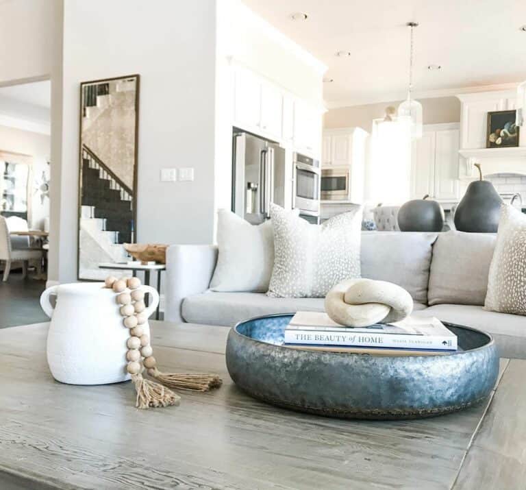 Coffee Table Centerpiece Arrangement
