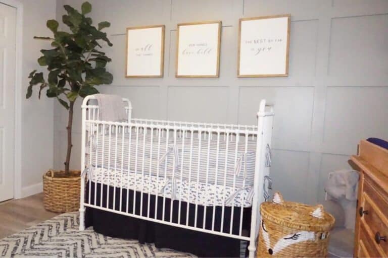 Classic Navy Blue Nursery