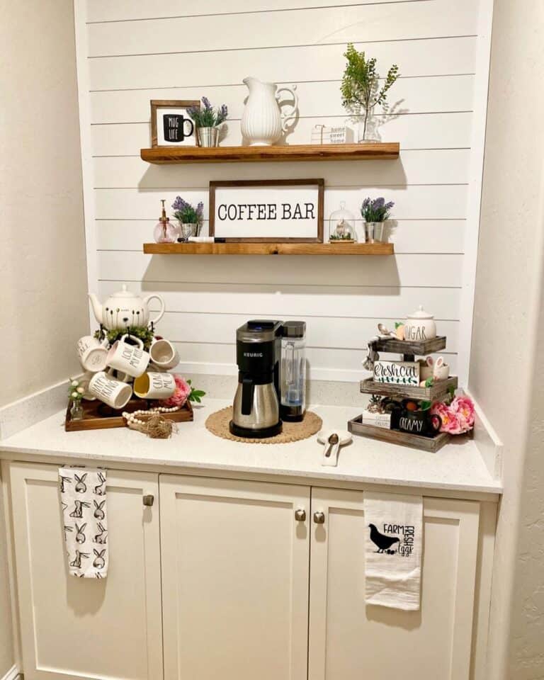 Easter and Spring Themed Kitchen Corner